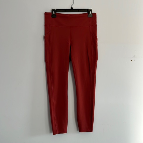 Lululemon rose yoga pants w pockets - Picture 1 of 3